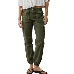 American Eagle Outfitters Olive Baggy Jogger Cargo Pants
